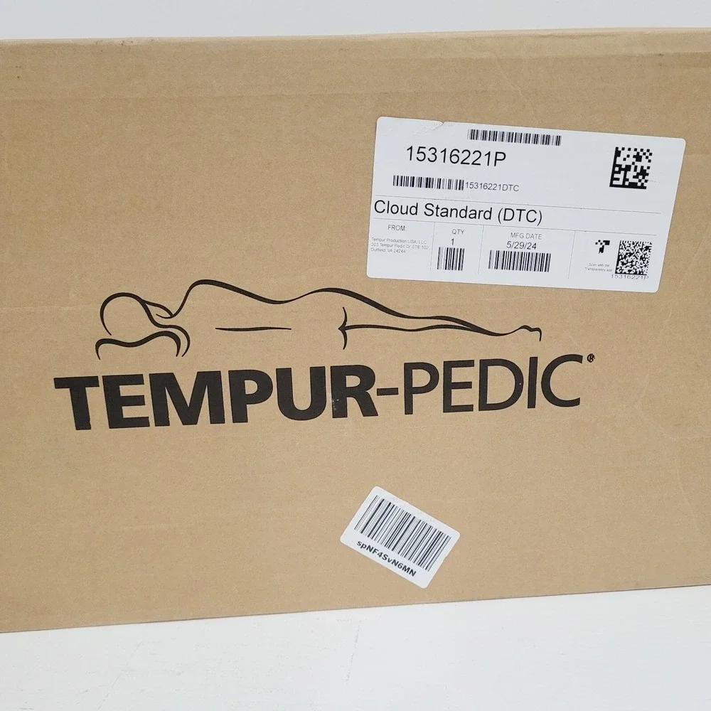 Tempur-Pedic‎ TEMPUR-Cloud Pillow Standard 24x16x5 Back Side Stomach Sleepers